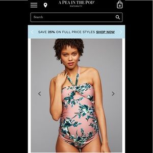 Splendid maternity bathing suit